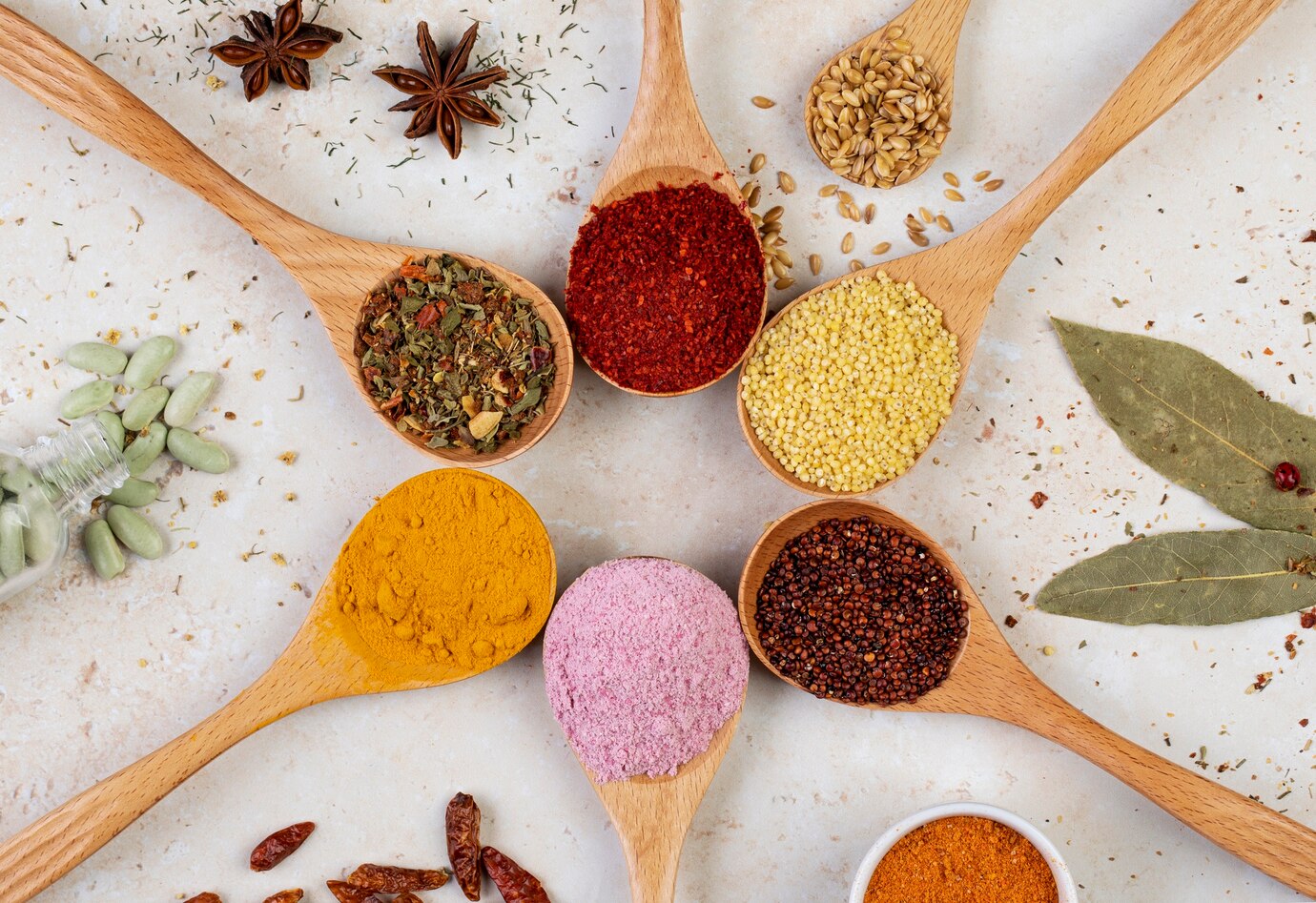 cucharas llenas varios frascos 52683 86272